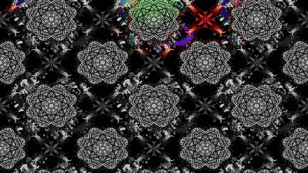 Çiçek arkaplan. Güzel kumaş deseni. Çizim raster deseni.