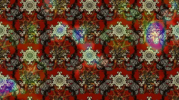 Güzel kumaş deseni. Çizim raster deseni. Çiçek arka planı.