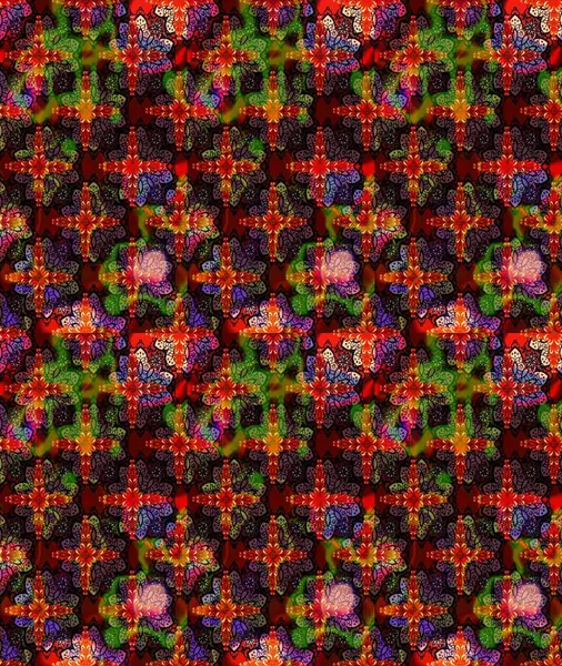 Güzel suluboya yaz çiçekleri deseni..