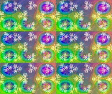 El çizimi Raster çizimi. Parlak elementlerin. Çizim çiçek deseni duvar kağıdı, web sitesi arkaplanı, paket kağıdı, davetiye, broşür, pankart veya web sitesi için kullanılabilir.