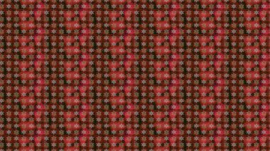 Anti-stres için soyut örnek sayfası. Raster illüstrasyonu. Kahverengi ve kırmızı renklerde.