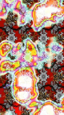 Tarafsız, gri ve kırmızı renkte çiçeklerle çizilmiş çiçek deseni. Suluboya tarzında tarafsız, gri ve kırmızı renkte çiçekler.