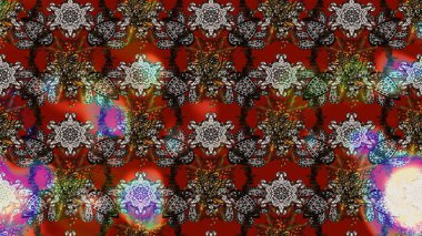 Of doodle elements. Hand drawn Raster illustration. Sketch flower pattern can be used for wallpaper, website background, wrapping paper, invitation, flyer, banner or website.