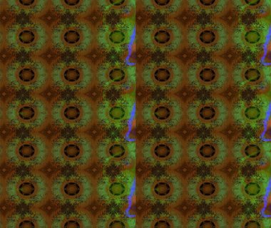 Yumuşak, bahar çiçekli arka plan. Çiçekli karalama şeklinde Raster çiçek deseni. Kahverengi renkte çiçekler.