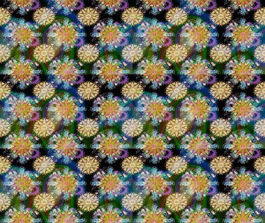 Raster güzel bir çiçek deseni çizmiş. Nazik romantik baskı. Tatil havası. Bahar mevsimi.