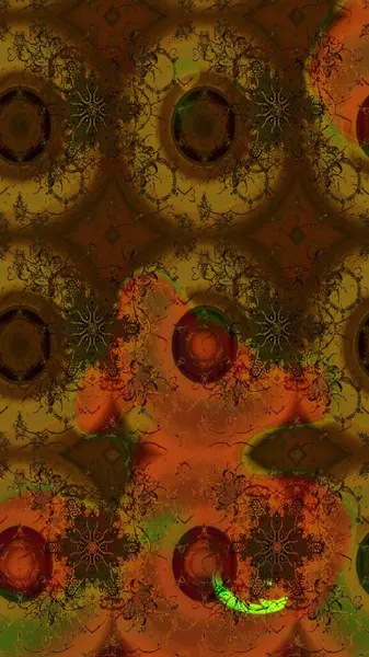 Çiçek desenli eskiz, darbeler, sıçramalar, yaz çiçekleri. Kahverengi renkli çiçekler. Raster illüstrasyonu.