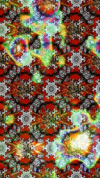 Motley illüstrasyonu. Küçük renkli çiçekler. Moda baskıları için zarif bir şablon. Çiçekli bahar çiçekleri. Küçük çiçekte şirin desenler.