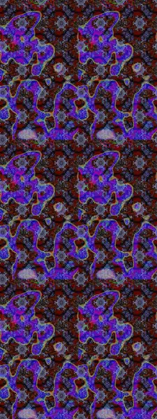 Şirin çiçekler. Raster Moda kumaş deseni. Çizgi çizimi deseni.