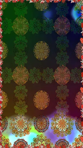 Küçük çiçekteki sevimli çiçek deseni. Kahverengi ve gri renkte çiçekler.