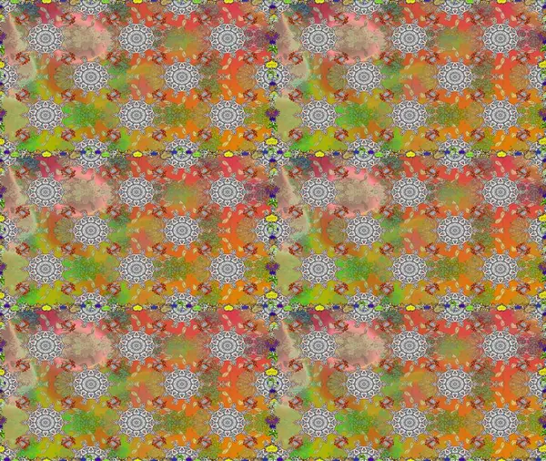 Kusursuz bir mahsul. Düz Çiçek Elementleri Tasarımı. Renkli Bahar Temalı Kusursuz Arkaplan. Raster Şirin kumaş deseni.