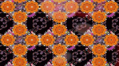 Çizim kalıbı. Organik motif arka planı. Ultraviyole kumaş deseni. Raster illüstrasyonu.