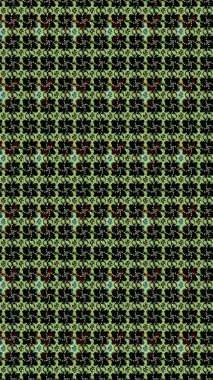 Raster çiçek izi. Raster Yumuşak kumaş deseni. Çiçekli siyah eskiz deseni. Klasik taslak çizimi.