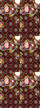 Elle çizilmiş sonbahar çiçeği deseni. Renkli kahverengi, kırmızı ve siyah çizim kalıpları. Kahverengi, kırmızı ve siyah renkte çiçekler. Tekstil ve kapak tasarımı için mükemmel. Doodle tarzı.