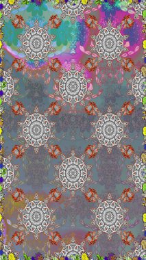 Floral meadow background for textile, wallpaper, covers, surface, print, gift wrap, scrapbooking, decoupage. Rustic chic. Seamless folk pattern in small wild flowers. Liberty style millefleurs.