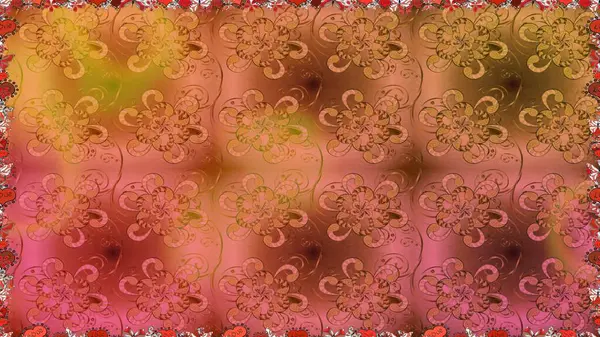 Raster illüstrasyon. Güzel doodles çiçekler ile Dikişsiz çiçek deseni. Küçük çiçek sevimli çiçek desen. Güzel kumaş deseni.