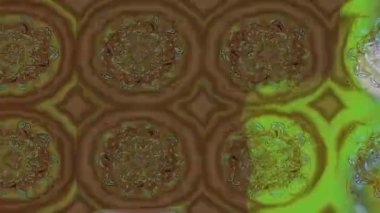 Renkli unsurlarla hareketli arka plan görüntüleri. Çiçekler. Eski model. Bayrak tarzı. Video kaydı. Şablon. Döngü. Kusursuz.. 