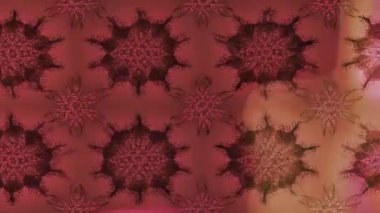 Renkli unsurlarla hareketli arka plan görüntüleri. Çiçekler. Eski model. Bayrak tarzı. Video kaydı. Şablon. Döngü. Kusursuz.. 