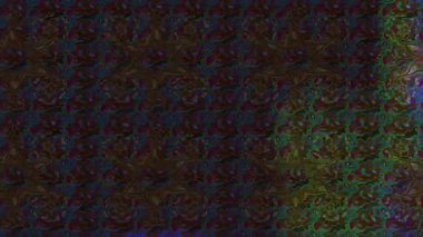 Renkli unsurlarla hareketli arka plan görüntüleri. Çiçekler. Eski model. Bayrak tarzı. Video kaydı. Şablon. Döngü. Kusursuz.. 