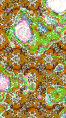 Elle çizilmiş sonbahar çiçeği deseni. Tekstil ve kapak tasarımı için mükemmel. Kahverengi, yeşil ve nötr renklerde çiçekler. Doodle tarzı. Renkli kahverengi, yeşil ve nötr çizim deseni.