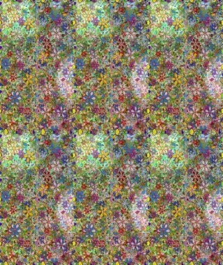 Moda baskıları için zarif bir şablon. Çiçekli bahar çiçekleri. Küçük çiçekte güzel bir desen. Motley illüstrasyonu. Küçük renkli çiçekler..