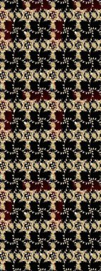 Çiçek deseni. Şatafatlı bahar bahçesi dokusu. Flower eskiz arka planı. Raster illüstrasyonu.