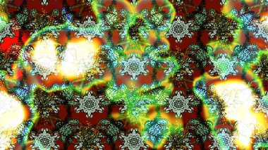 Çiçekli çiçek deseni, suluboya. Süslü kumaş deseni. Raster deseni.