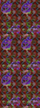 Düğün davetiyeleri için çiçek deseni, tebrik kartları, hatıra defteri, baskı, hediye paketi. Düzenlenebilir. Kırmızı, kahverengi ve gri çiçekli suluboya çizim deseni, tasarım elementleri.