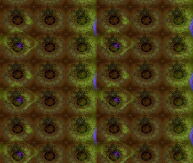 Çiçeksel elementlerle süslenmiş zarif raster dokusu. Küçük çiçekte hoş bir çiçek deseni var. Parlak çiçekli kahverengi renkler üzerine soyut çizim deseni.