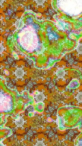 Elle çizilmiş sonbahar çiçeği deseni. Tekstil ve kapak tasarımı için mükemmel. Kahverengi, yeşil ve nötr renklerde çiçekler. Doodle tarzı. Renkli kahverengi, yeşil ve nötr çizim deseni.