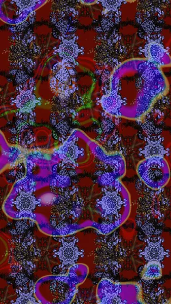 Çiçekli yumuşak bir eskiz şekli. Raster çiçekleri klasik tarzda çizilmiş. Kahverengi, mor ve kırmızı renklerde bahar çiçekleri. Raster illüstrasyonu.