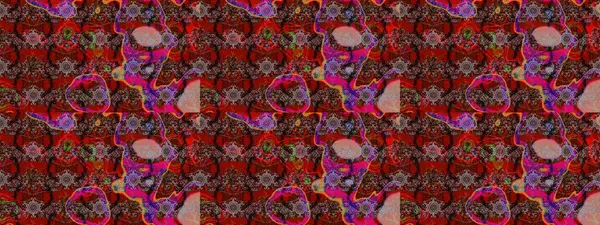 Kahverengi, kırmızı ve siyah renkte çiçekler. Çizim çiçek deseni duvar kâğıdı olarak kullanılabilir. Raster illüstrasyonu.