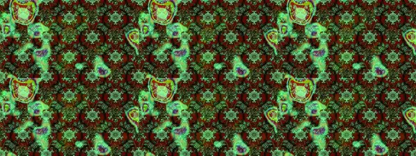 Tekstil tasarımı için geleneksel Raster çiçek buketi yeşil, kahverengi ve siyah renklerde. Üzerinde gelincikler ve vadi zambakları olan renkli çiçek desenli nakış..