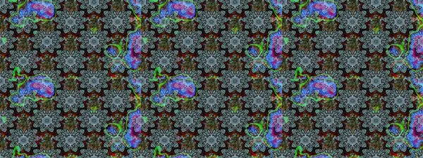 Düz Çiçek Elementleri Tasarımı. Güzel çiçek deseni. Renkli Bahar Teması eskiz kalıbı. Mavi renkte çiçekler.