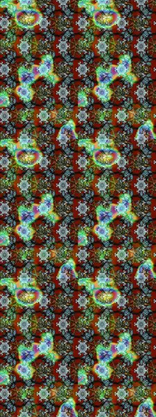 Düz Çiçek Elementleri Tasarım Raster illüstrasyonu. Yeşil, kahverengi ve mavi renkli çiçekler. Çiçek desenli eskiz. Renkli Bahar Teması çizim şablonu.