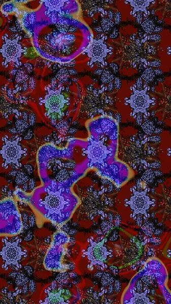 Çiçek kompozisyonu, el boyası, hassas şablon. Manzaralı çiçek deseni. Üst manzara, yumuşak menekşe, kahverengi ve kırmızı renkli. Sevgililer günü ve tebrik kartı konsepti için şık bir davet.