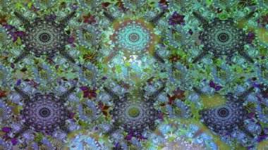 Raster illüstrasyonu. Küçük çiçekteki sevimli çiçek deseni. Güzel karalama çiçekleri olan kusursuz çiçek desenleri. Güzel kumaş deseni.