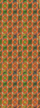 Senin tasarımın için, duvar kağıdı. Raster geometrik arka plan. Altın rengi, kusursuz çizim. Kahverengi renklerde, altın çiçekli altın desenler..