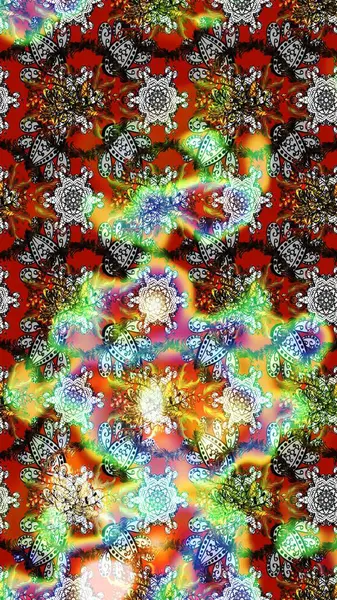 Karalama çiçekleri çizim kalıbı. Sanat ilham verici, nötr ve kahverengi tarzı çiçekler ve arka plan bırakır. Gri, nötr ve kahverengi el çizimi deseni. Raster deseni.