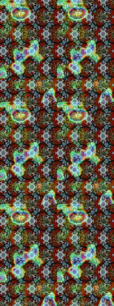 Düz Çiçek Elementleri Tasarım Raster illüstrasyonu. Yeşil, kahverengi ve mavi renkli çiçekler. Çiçek desenli eskiz. Renkli Bahar Teması çizim şablonu.