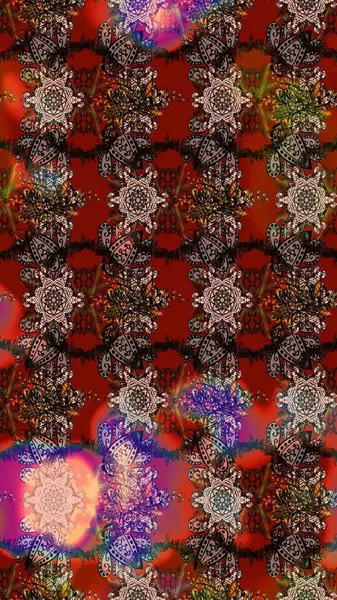 Raster çiçek desenli çiçek deseni, yapraklar, dekoratif elementler, sıçrama, lekeler, el çizimi kontur çizgileri ve Doodle çizim stili, grafik raster çizim çizimi.