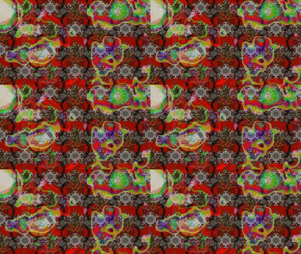 Kumaş, duvar kağıdı ve kağıt üzerine baskı yapmak için gelişen arka plan. Moda arka planında parlak buketler. Eski usul küçük çiçekli şirin bir eskiz deseni. Raster illüstrasyonu.