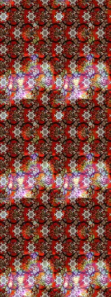 Kahverengi, kırmızı ve siyah renkte çiçekler. Renkli Bahar Teması eskiz kalıbı. Raster illüstrasyonundaki çiçek desenli çizim. Düz Çiçek Elementleri Tasarımı.