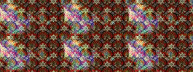 Ultraviyole kumaş deseni. Çizim kalıbı. Organik motif arka planı. Raster illüstrasyonu.