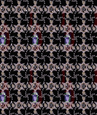 Tekstil tasarımı için siyah, nötr ve kahverengi renkli geleneksel halk çiçekleri buketi. Üzerinde gelincikler ve vadi zambakları olan renkli çiçek desenli nakış..