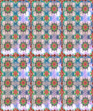 Çiçek deseni. Şatafatlı bahar bahçesi dokusu. Raster illüstrasyonu. Çiçeksiz arkaplan.