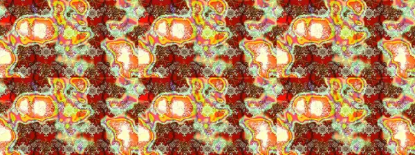 Düz Çiçek Elementleri Tasarımı. Süslü kumaş deseni. Raster illüstrasyonundaki çiçek desenli çizim. Renkli Bahar Teması çizim şablonu.