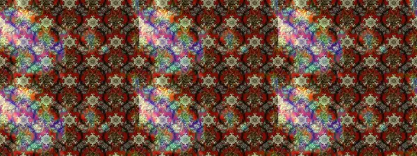 Ultraviyole kumaş deseni. Çizim kalıbı. Organik motif arka planı. Raster illüstrasyonu.