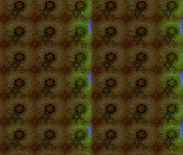 Küçük çiçekteki sevimli çiçek deseni. Kahverengi renkli çiçekler. Raster illüstrasyonu.