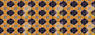 Süslü zentangle çizim dokusu, soyut çiçeklerle süslenmiş. Şekil verilmiş çiçeklerle eskiz deseni. Çiçek deseni duvar kağıdı, şablon dolguları ve web sayfası arkaplanı için kullanılabilir.