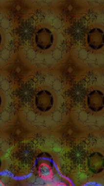 Raster illüstrasyonu. Küçük çiçekli şirin bir desen. Çiçek ve yapraklı çiçek deseni.